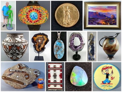 Rare Earth, Jewelry, Art, And Unique Artifacts Auction